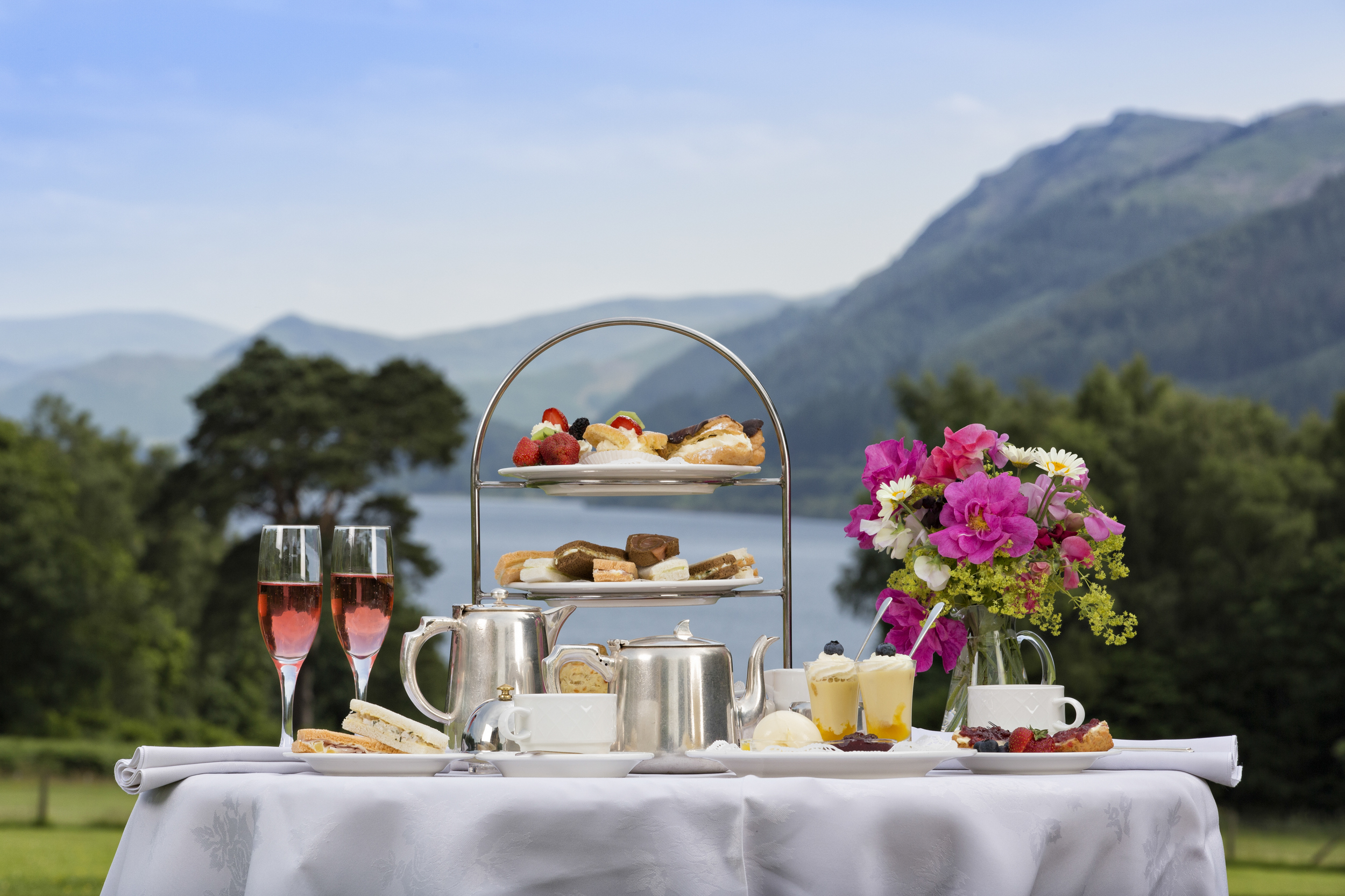English Sparkling Afternoon Tea - Armathwaite Hall Hotel and Spa